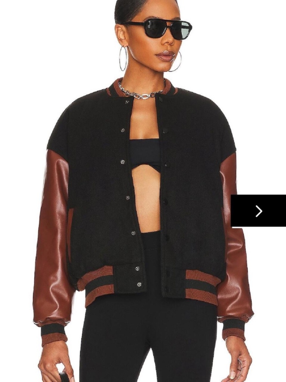 Superdown KAI VARSITY JACKET XS NWOT